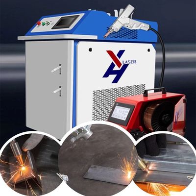 आसान-से-ऑपरेट लेजर वेल्डर 1000W 2000W 3000W धातु के लिए वेल्डिंग क्लीनिंग कटिंग के साथ
