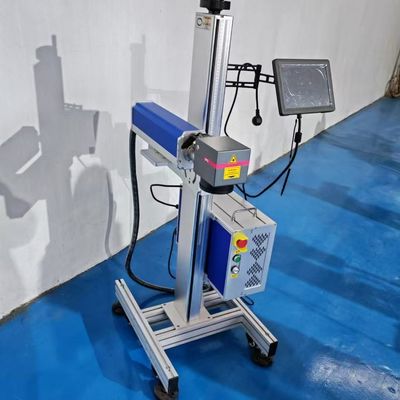 ऑन फ्लाई सटीक लेजर कोडिंग गति दक्षता बढ़ाने वाली फ्लाइंग मार्किंग मशीन